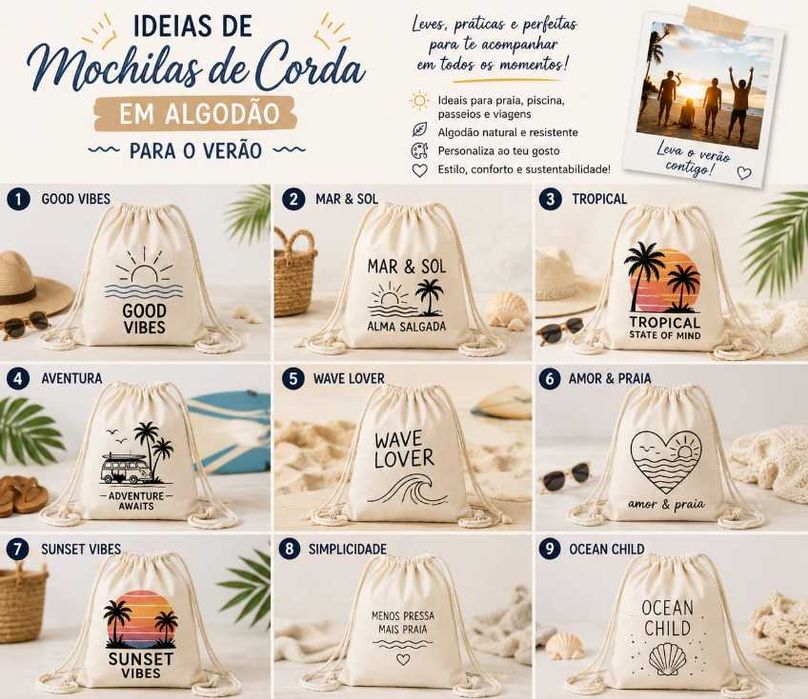 Venda de artigos personalizados