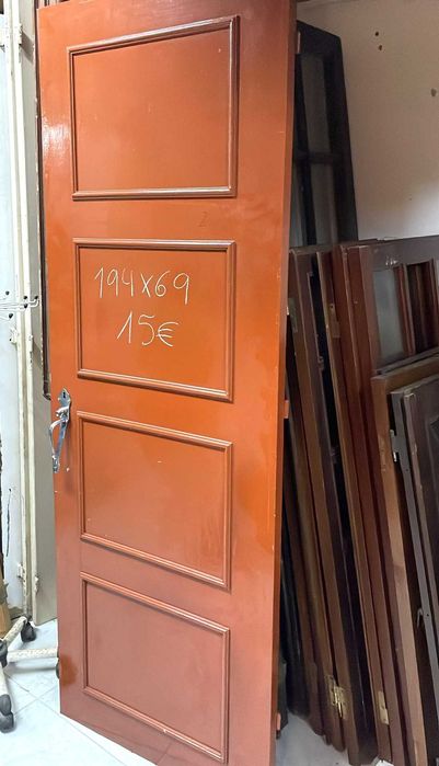 Portas antigas, de interior 194X69 cm