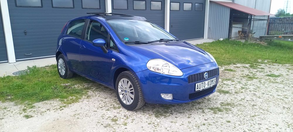 Fiat Grande Punto*1.4 16Vbenz.*Klimatronik*Tylko 122 tys.km-serwis*Szyberdach panoramiczny*Bezwypadkowy*Opłacony*