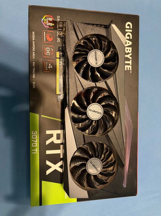 Karta RTX 3070 Ti Gigabyte GAMING OC | pudełko | zadbana