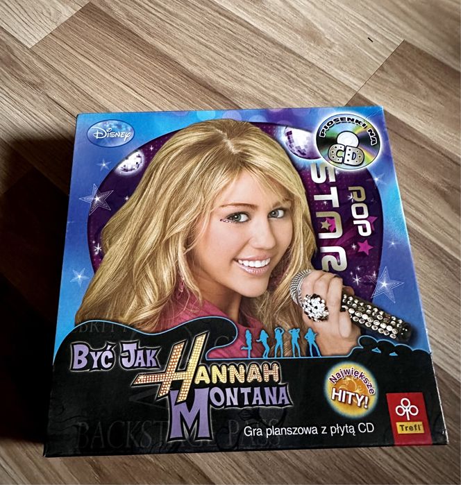 Trefl gra Być jak Hannah Montana+ teczka gratis