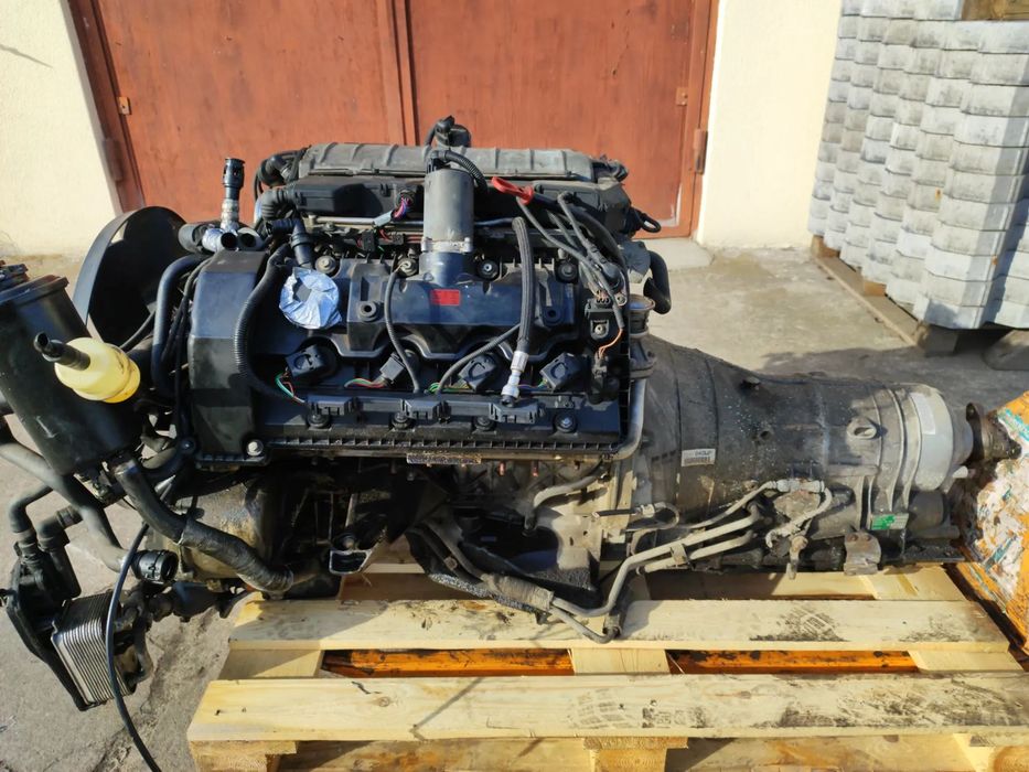 Silnik i skrzynia automatyczna 3.6 V8 N62B36A ZF 6HP-26 BMW 7 E65 E66 kompletny na chodzie sprawny z całym osprzętem