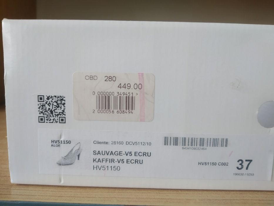 Hispanitas HV51150 - czółenka beżowe 37