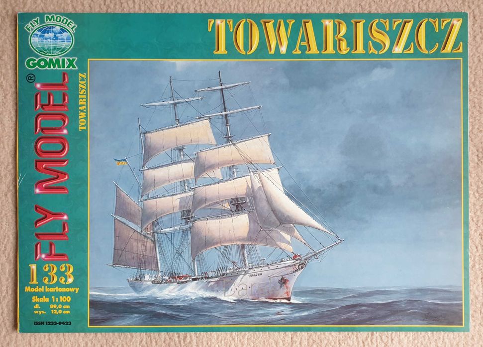 TOWARISZCZ Fly Model 133 żaglowiec szkolny mm 2/58