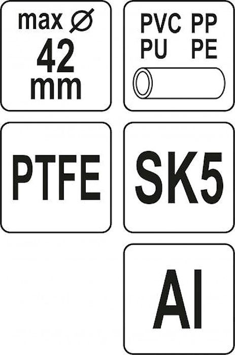 Obcinak Do Rur Pcv (Pp, Pe, Pu) 42Mm Yt-22271 Yato
