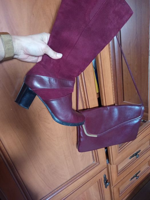 Komplet buty rozmiar 37 plus torebka cena 17 zł