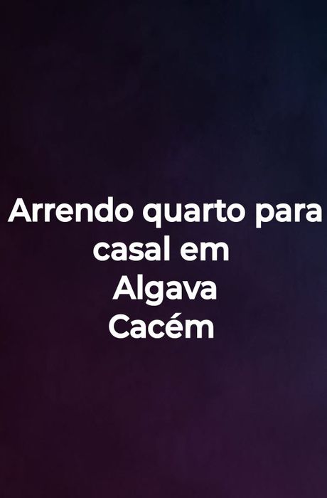 Arrendo quarto para casal em algava Cacém