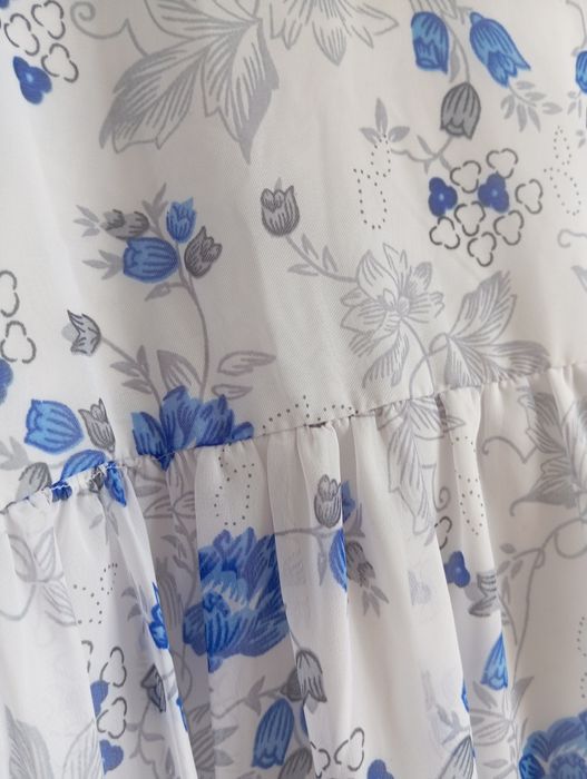 Платье шифоновое сарафан L