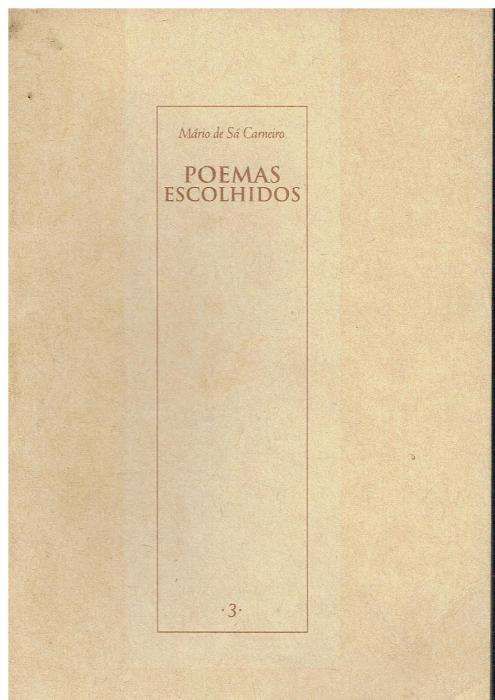 2864 - Livros de Mario de Sá Carneiro