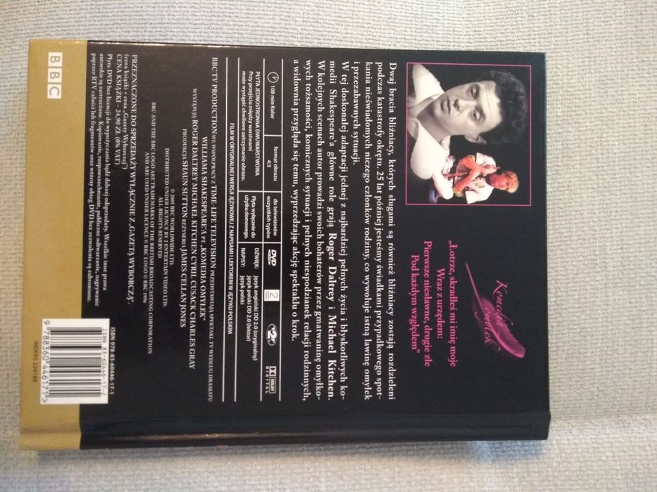 Płyty DVD kolekcja Wyborczej Spektakl teatru bbc