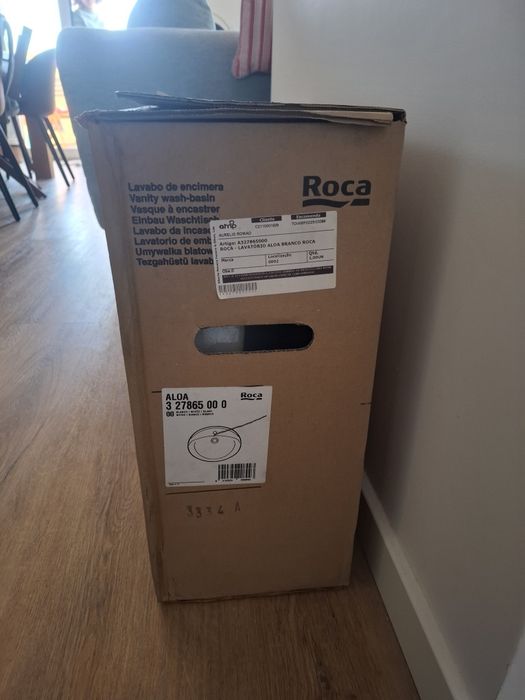 Lavatório Aloa Novo de encastrar Rocca
