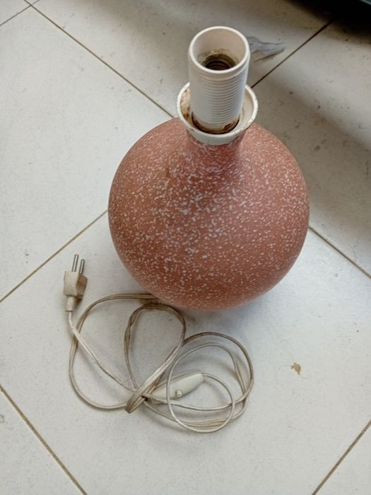 Base em cerâmica candeeiro de mesa