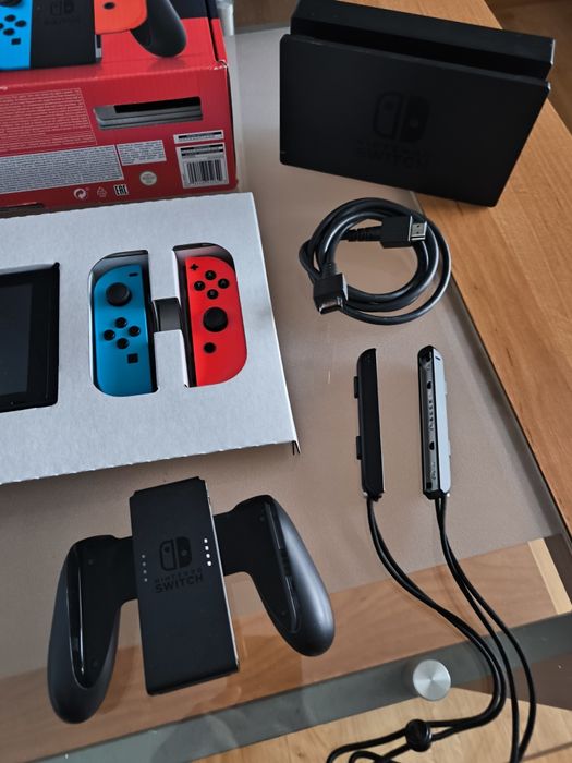Nitendo Switch V2 cały zestaw