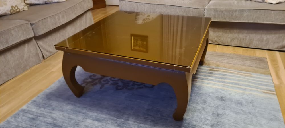 Konsola drewniana,  Lite drewno