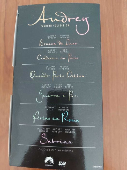 **7 DVD zona 2*Audrey Hepburn*Fashion Collection**