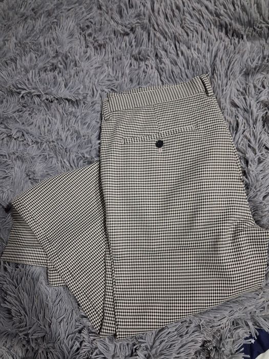 Spodnie w kratkę męskie