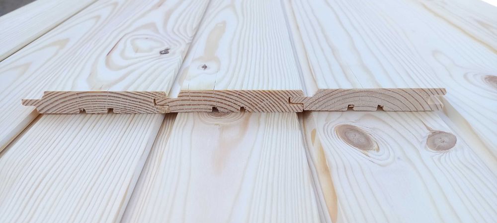 Deska elewacyjna podbitka boazeria sosnowa [LICZONE BEZ PIÓRA]