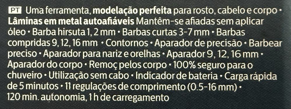 Aparador Máquina Barbear Philips 7000 **nova**