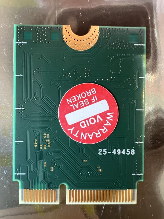 Wi-Fi модуль Qualcomm FastConnect 7800 QCNCM865 M.2 Wi-Fi 7 Bluetooth 5.4