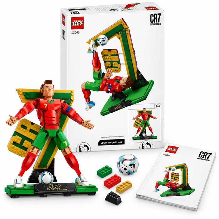 LEGO Editions 43016 Cristiano Ronaldo — piłkarska legenda