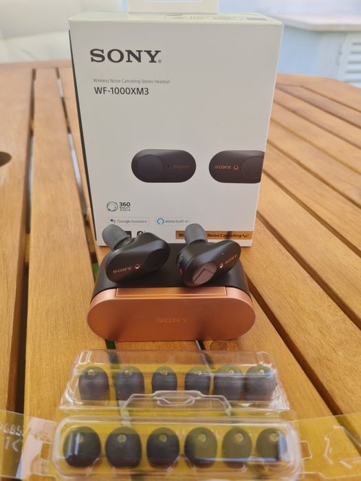 Auriculares com cancelamento de ruído sem fios WF-1000XM3