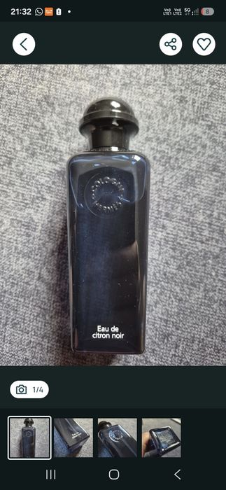 Hermes Citron Noir edc Unisex 100ml Promocja
