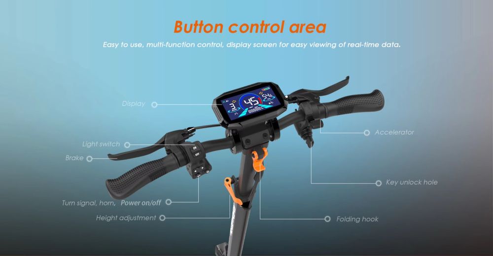 Електросамокат Kugoo Kirin G2 PRO НОВИНКА 2026 Року з Кольоровий Екран