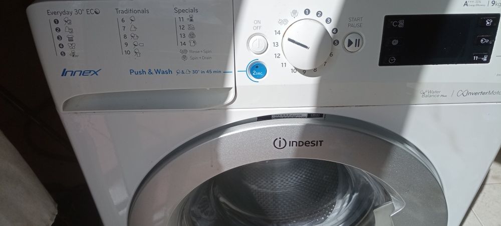Maquina lavar roupa Indesit 9 kg (peças)