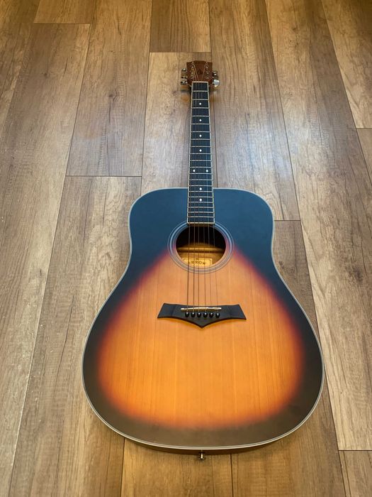 Gitara Akustyczna Arrow Bronze SB + akcesoria/pokrowiec