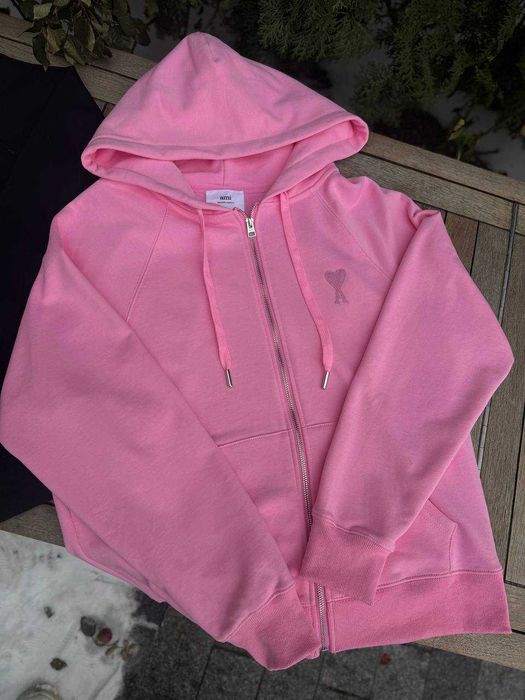 Ami Pink Zip m-l нова з капюшоном