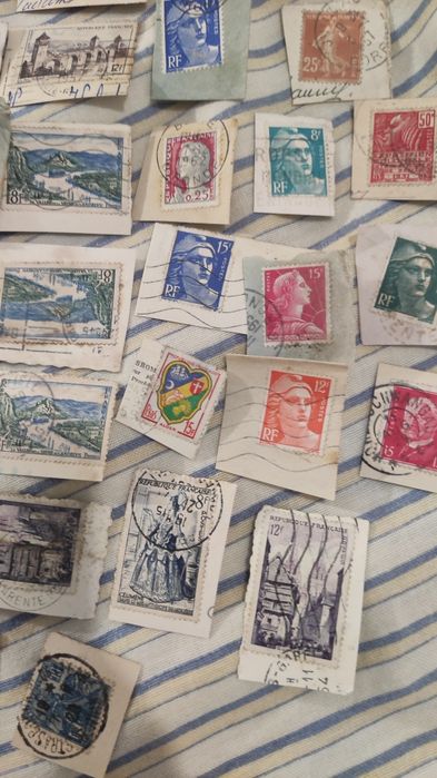 Lote selos antigos Franceses