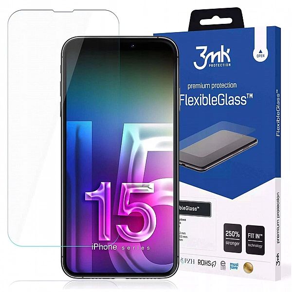 Szkło hybrydowe 3MK do Apple iPhone 15 Pro Max 1 szt.