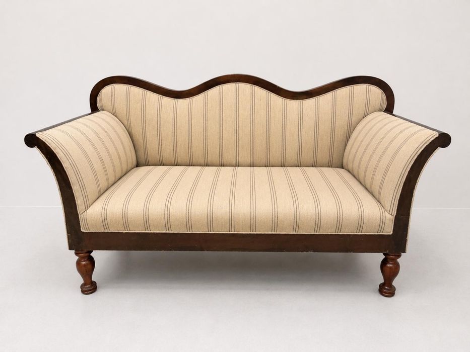 Ładna antyczna sofa / Biedermeier / mahoń / dowóz wysyłka
