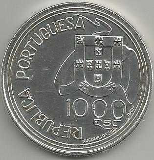 Portugal 1000 escudos 1994 Os 500 anos do Tratado de Tordesilhas