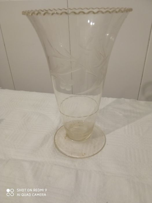 Jarra antiga vidro 20 cm