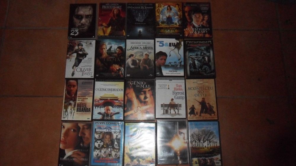 3 DVDs à escolha