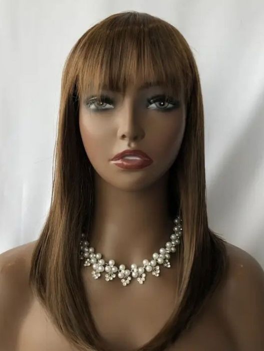 Peruka 45cm brązowa