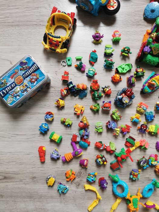 Mega duży zestaw Super Zings + Robot