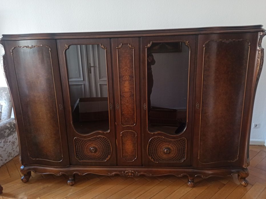 Ścianka drewniana - antyk