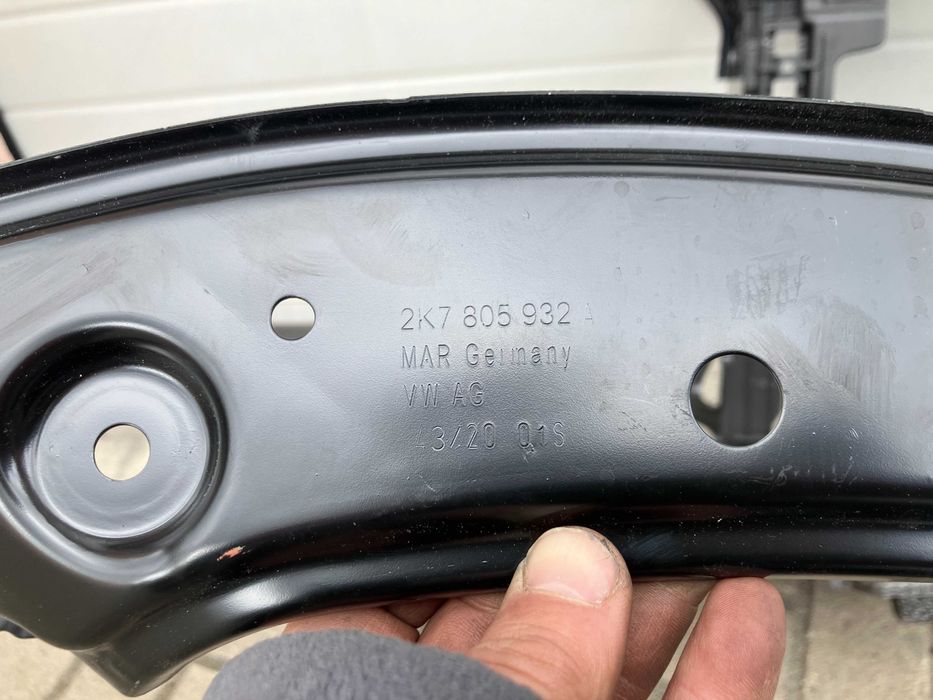 Pas przedni Wzmocnienie czołowe VW Caddy V,  2k7 od 2020r + blachy