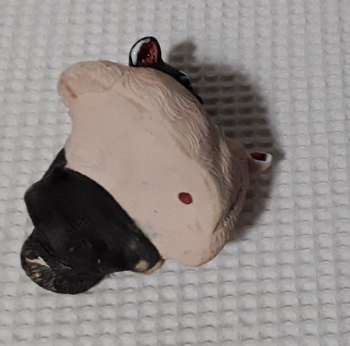 Bibelô casal de gatos em cerâmica