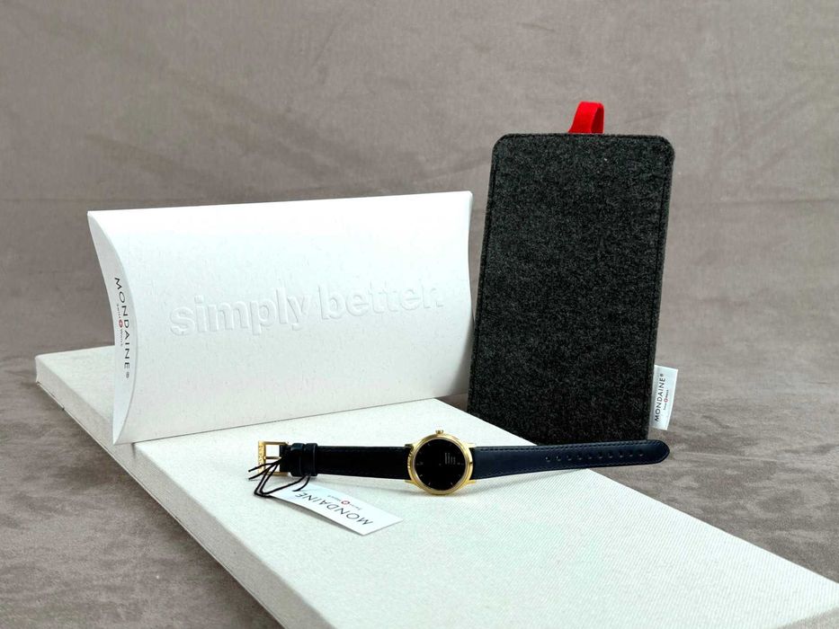 Relógio Mondaine Helvetica No1 Azul – Novo (Swiss Made)