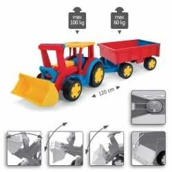 Wader 66300 - Gigant Traktor Ładowarka z Przyczepą
