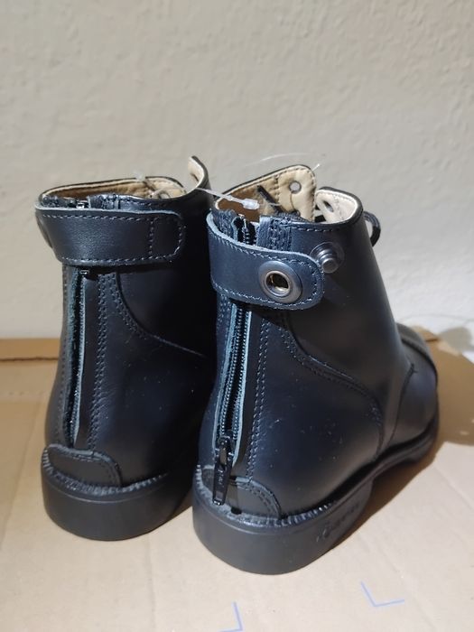 Botins em Couro de Equitação com Atacadores - Tamanho 35 - Paddock 560