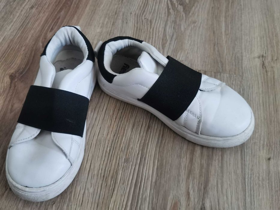 adidasy chłopięce białe wsuwane 30 wkładka 19,5 cm