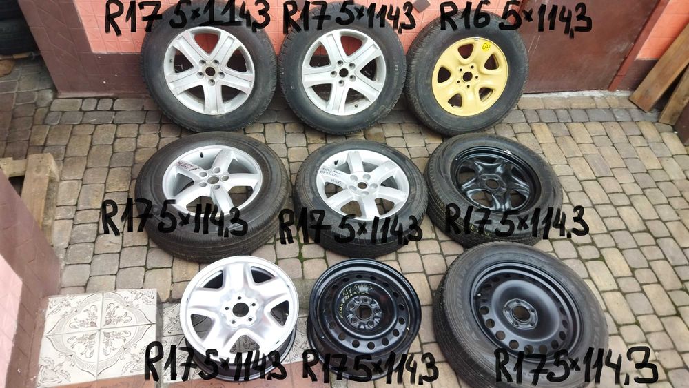 Диски Vitara-Mazda-KIA-Nissan-RENAULT-MITSUBISHI-HONDA-Opel-Dodge-Jeep