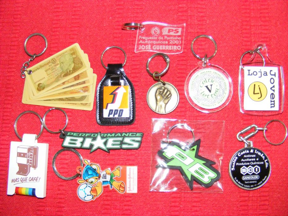 Várias coleções de Porta-Chaves, antigos (ver relação)