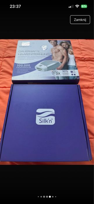 Urzadzenie do usuwania owlosienia Silk’n glide technologia HPL