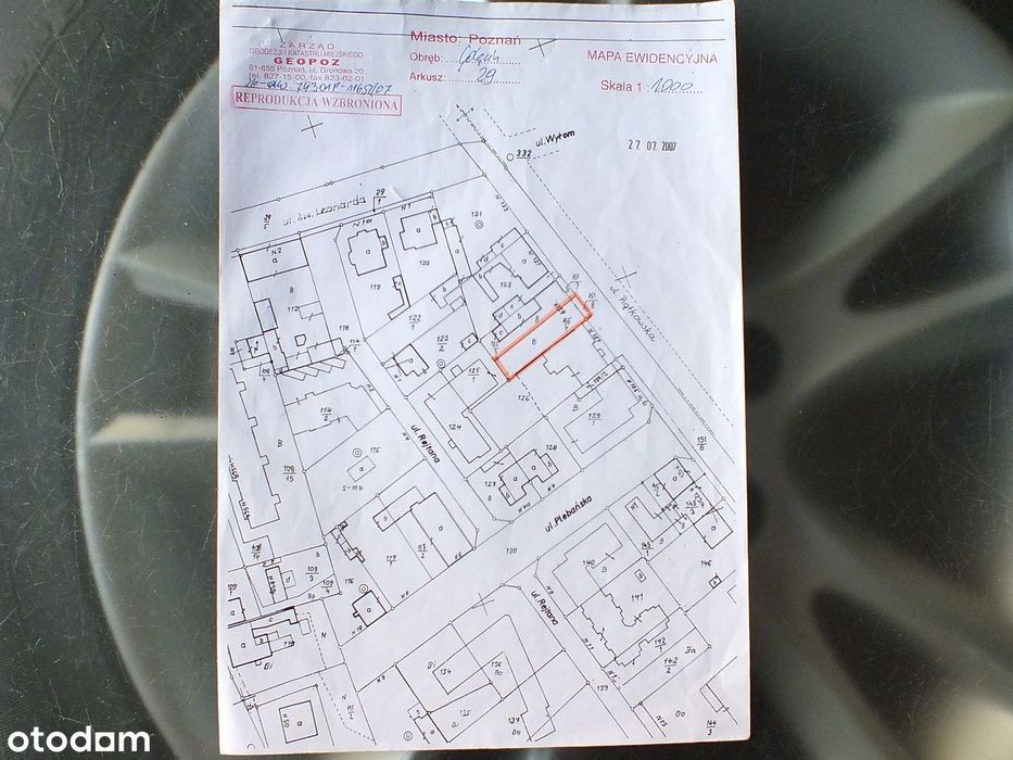 Działka inwestycyjna wysoka zabudowa ul. Piątkowska - Widok 5