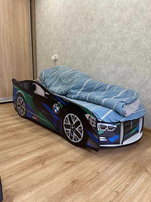 Ліжко машина, ліжко дитяче, кровать машина, детская кровать